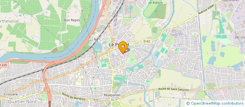 localisation de l'entreprise SARLU MELANIE  LE PONTET