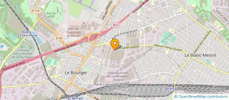 localisation de l'entreprise SARLU PRESTIGE CAR à LE BLANC-MESNIL