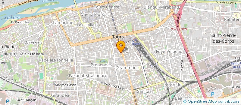 localisation de l'entreprise SARLY à TOURS
