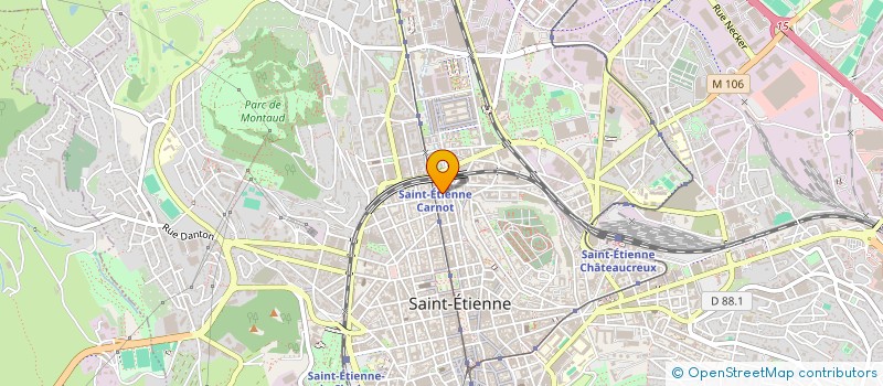 localisation de l'entreprise SARM à SAINT-ETIENNE