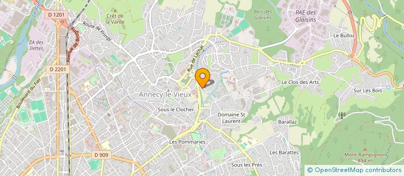localisation de l'entreprise SARMA à ANNECY