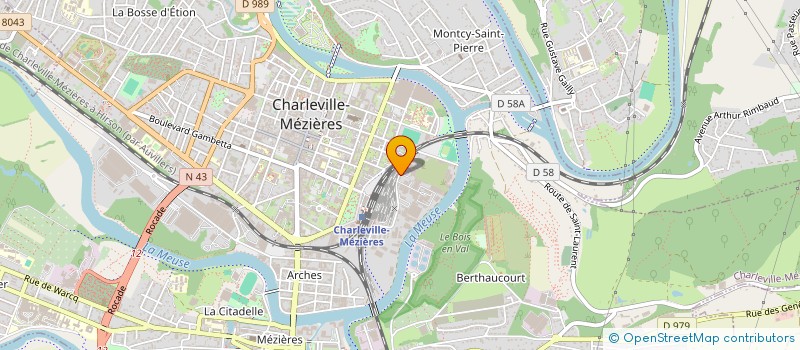 localisation de l'entreprise SARMAC  CHARLEVILLE-MEZIERES