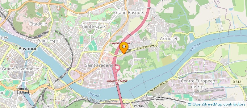 localisation de l'entreprise SARMAN AMORIN à BAYONNE