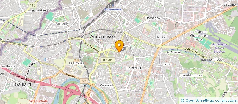 localisation de l'entreprise SARMAND IMMO à ANNEMASSE