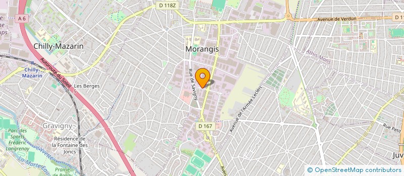 localisation de l'entreprise SARMATES à MORANGIS