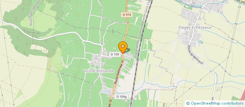 localisation de l'entreprise SARMENERGIE  VOSNE-ROMANEE