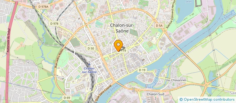 localisation de l'entreprise SARMENT à CHALON-SUR-SAONE