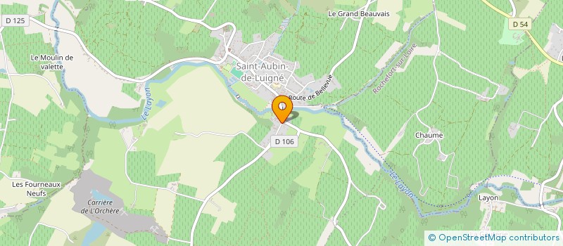 localisation de l'entreprise SARMENT DE GALIEN  VAL-DU-LAYON