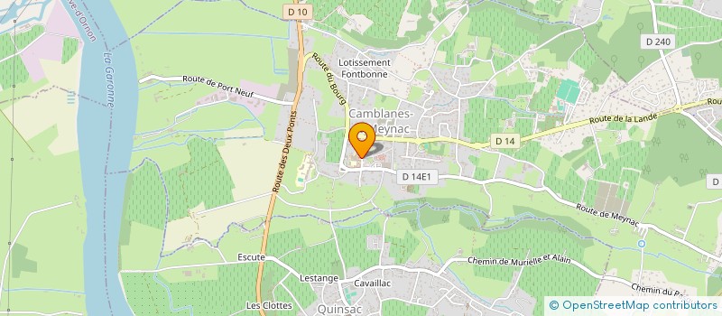 localisation de l'entreprise SARMENT ENTRE DEUX MERS  CAMBLANES ET MEYNAC