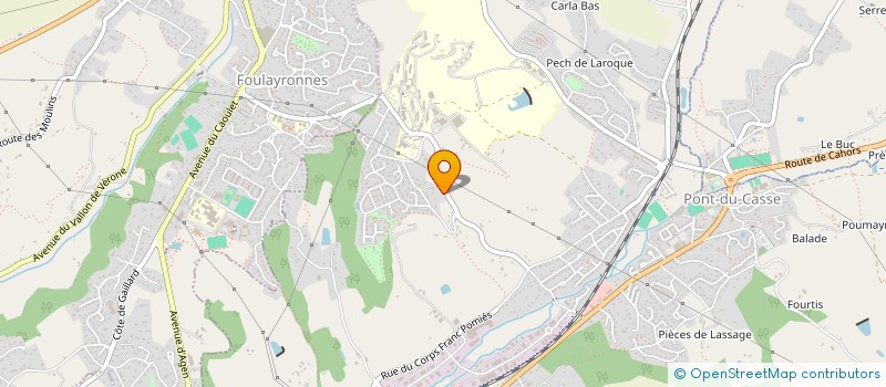 localisation de l'entreprise SARMI AGENA REALI MECANI INDUS  PONT-DU-CASSE