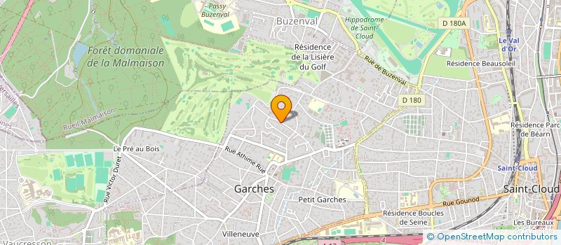 localisation de l'entreprise SARNES à GARCHES