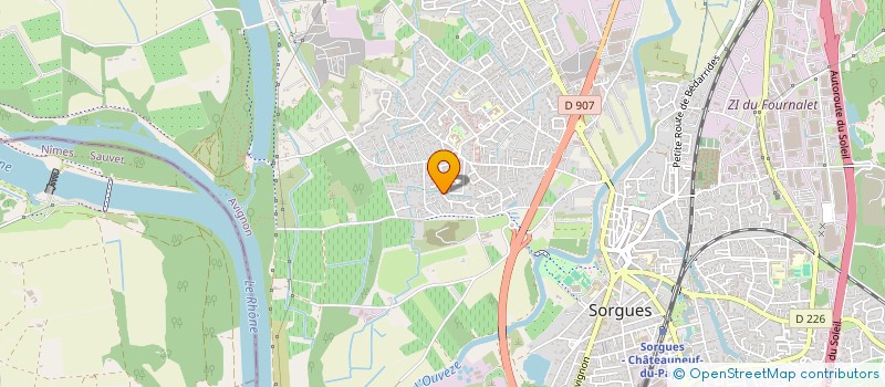 localisation de l'entreprise SARNETTE MARASCO INVESTISSEMENT  SORGUES