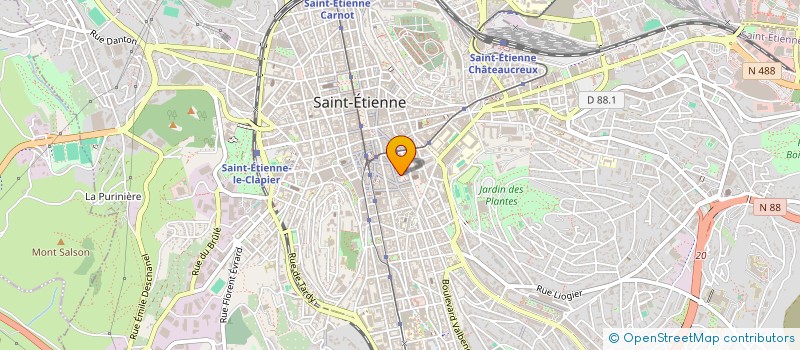 localisation de l'entreprise SARNIC à SAINT-ETIENNE