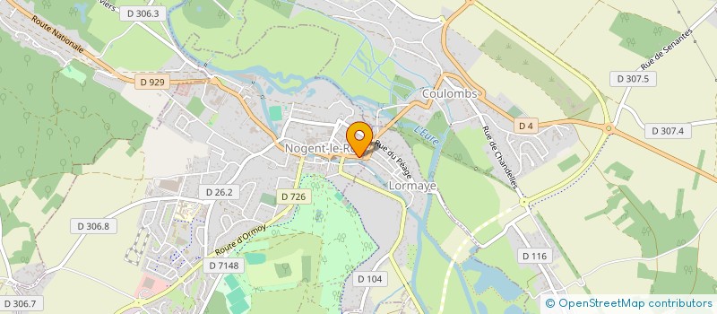 localisation de l'entreprise SARNODIS à NOGENT-LE-ROI