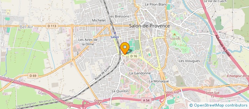 localisation de l'entreprise SARO  SALON-DE-PROVENCE