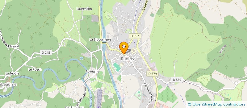 localisation de l'entreprise SARO à RUOMS