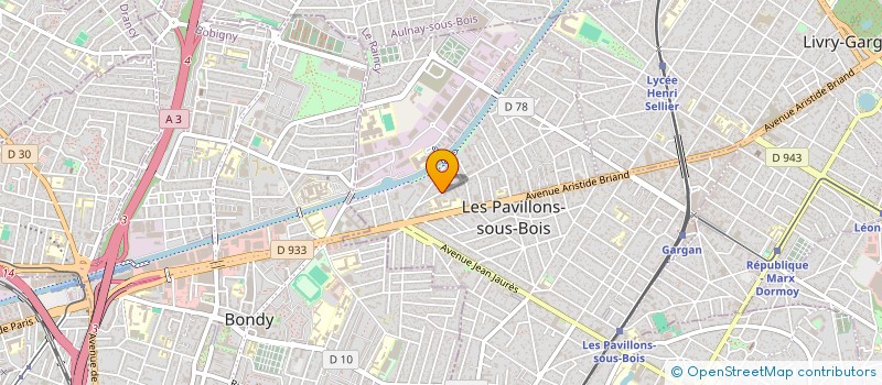 localisation de l'entreprise SARO  LES PAVILLONS-SOUS-BOIS