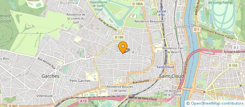 localisation de l'entreprise SARO à SAINT-CLOUD