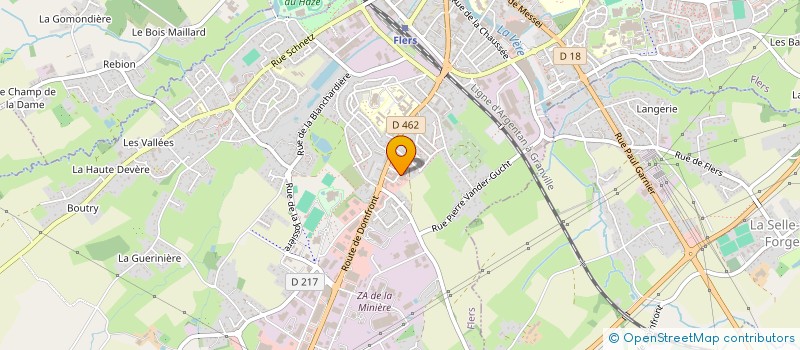 localisation de l'entreprise SAROBAN à FLERS