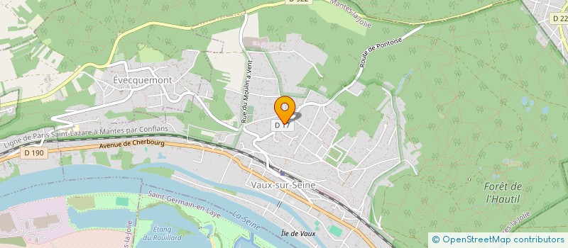 localisation de l'entreprise SAROC  VAUX-SUR-SEINE