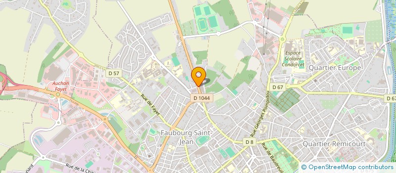 localisation de l'entreprise SAROE à SAINT QUENTIN