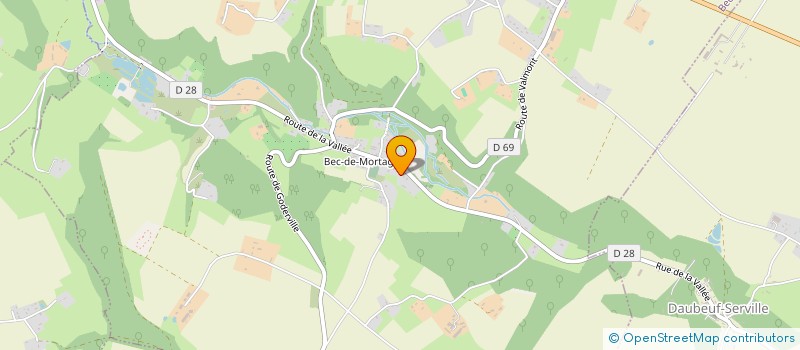 localisation de l'entreprise SAROFOT à BEC-DE-MORTAGNE