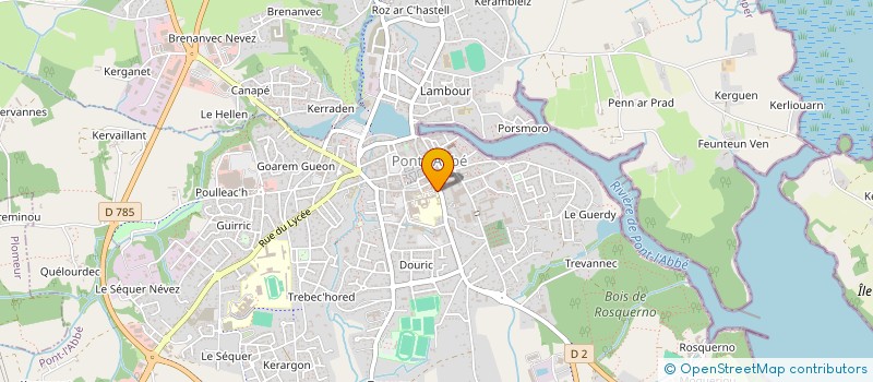 localisation de l'entreprise SAROMA  PONT-L'ABBE