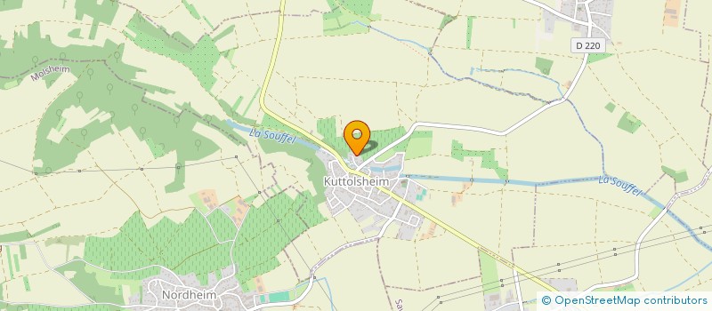 localisation de l'entreprise SAROMKUTTZEN  KUTTOLSHEIM