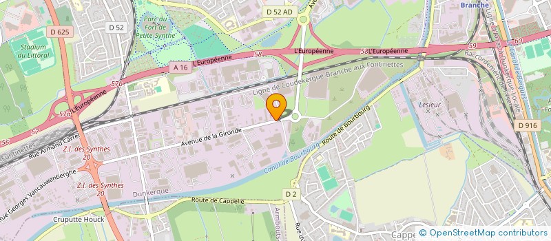 localisation de l'entreprise SARON FRANCE  GRANDE-SYNTHE