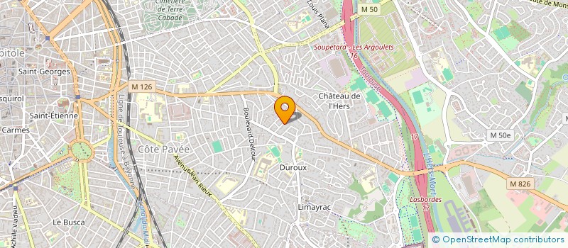 localisation de l'entreprise SARONG  TOULOUSE