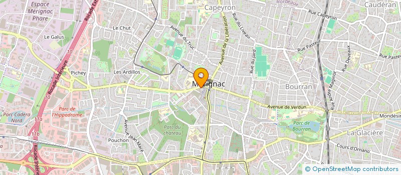 localisation de l'entreprise SAROS  MERIGNAC