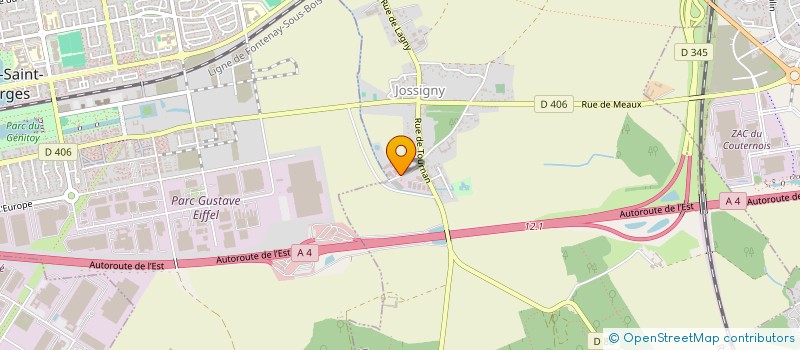 localisation de l'entreprise SAROVI MARNE LA VALLEE - SOCIETE D'ABATTAGE RITUEL D'OVINS DE MA RNE LA VALLEE. à JOSSIGNY