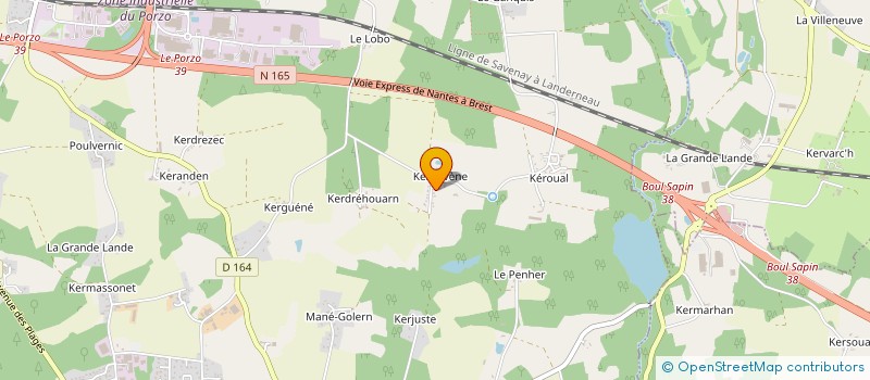 localisation de l'entreprise SARP à KERVIGNAC