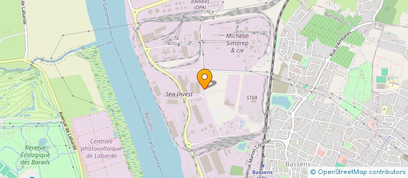 localisation de l'entreprise SARP INDUSTRIES AQUITAINE PYRENEES à BASSENS