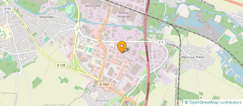 localisation de l'entreprise SARP NORD  DURY