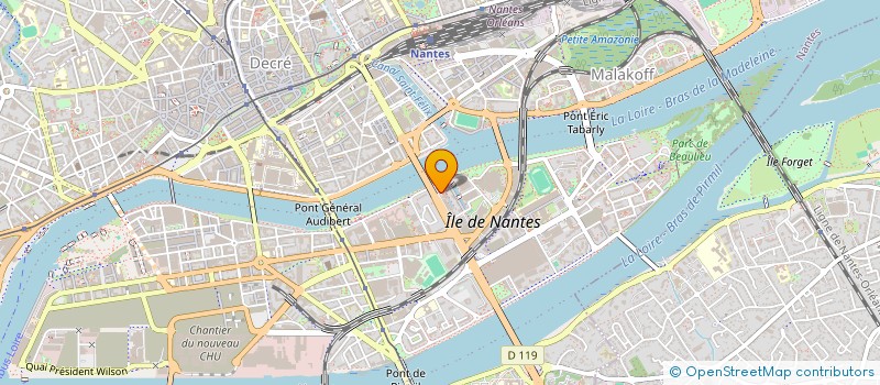 localisation de l'entreprise SARP OUEST à NANTES