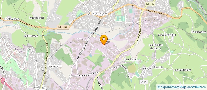 localisation de l'entreprise SARPI LA TALAUDIERE à LA TALAUDIERE