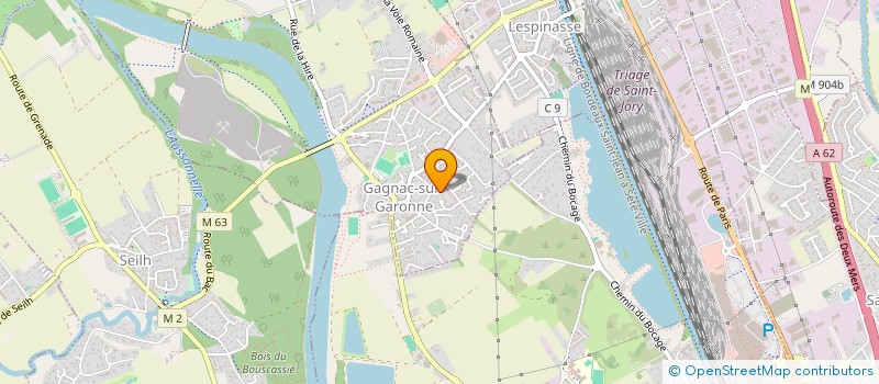 localisation de l'entreprise SARPY & CO  GAGNAC-SUR-GARONNE