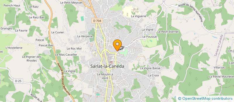 localisation de l'entreprise SARRA à SARLAT-LA-CANEDA
