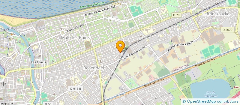 localisation de l'entreprise SARRA à DUNKERQUE