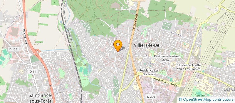 localisation de l'entreprise SARRA à SARCELLES