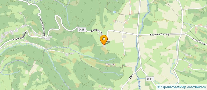 localisation de l'entreprise SARRA CHAUFF'  LESPOUEY