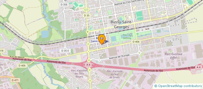 localisation de l'entreprise SARRA CONSULTING  BUSSY-SAINT-GEORGES