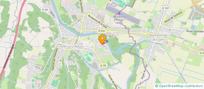 localisation de l'entreprise SARRADE  AIRE-SUR-L'ADOUR