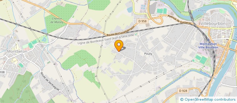 localisation de l'entreprise SARRAILLE  MONTAUBAN