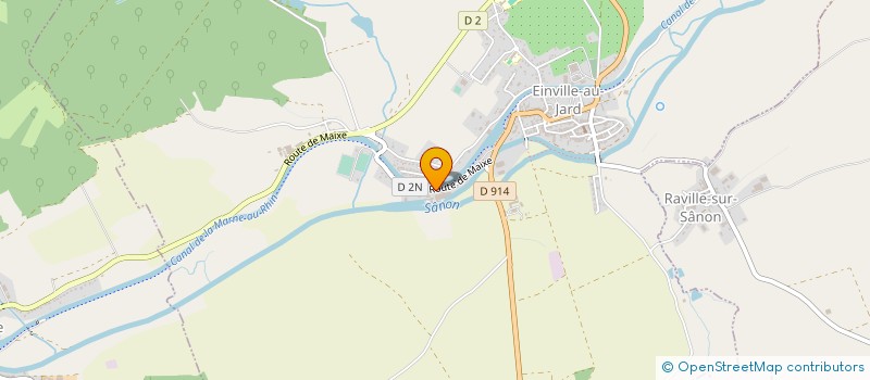 localisation de l'entreprise SARRALBE NUTRITION ANIMALE à EINVILLE-AU-JARD