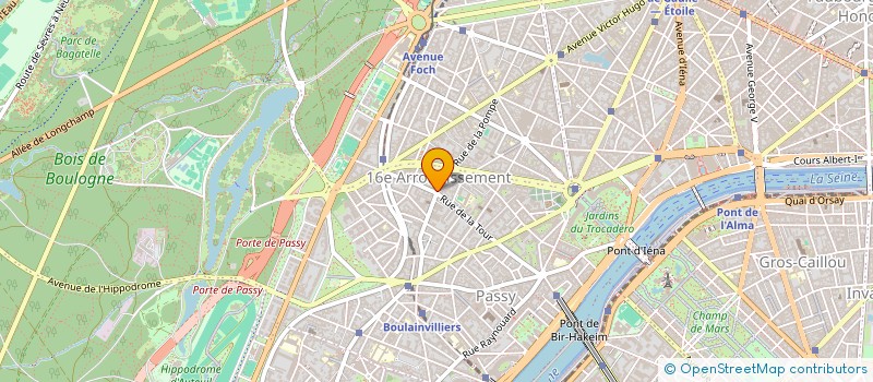 localisation de l'entreprise SARRANS  PARIS