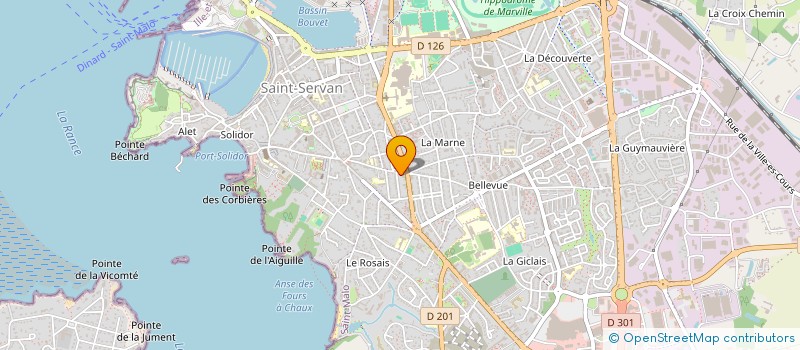 localisation de l'entreprise SARRASIN MALO  SAINT-MALO