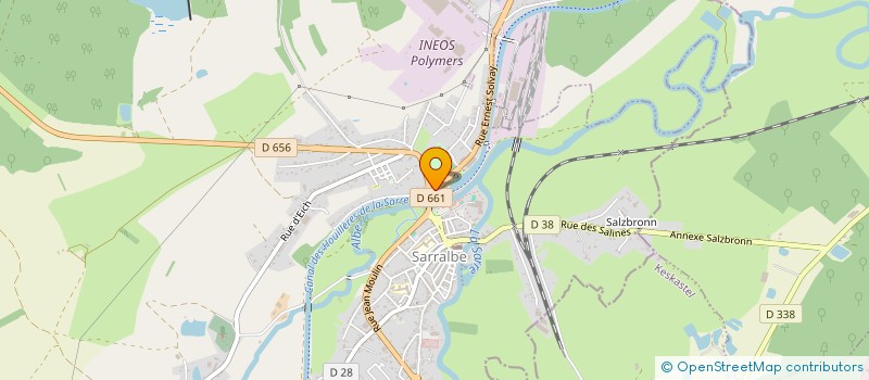 localisation de l'entreprise SARRAT BOUGIES à SARRALBE