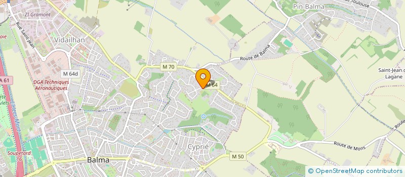 localisation de l'entreprise SARRAT DE BON  BALMA